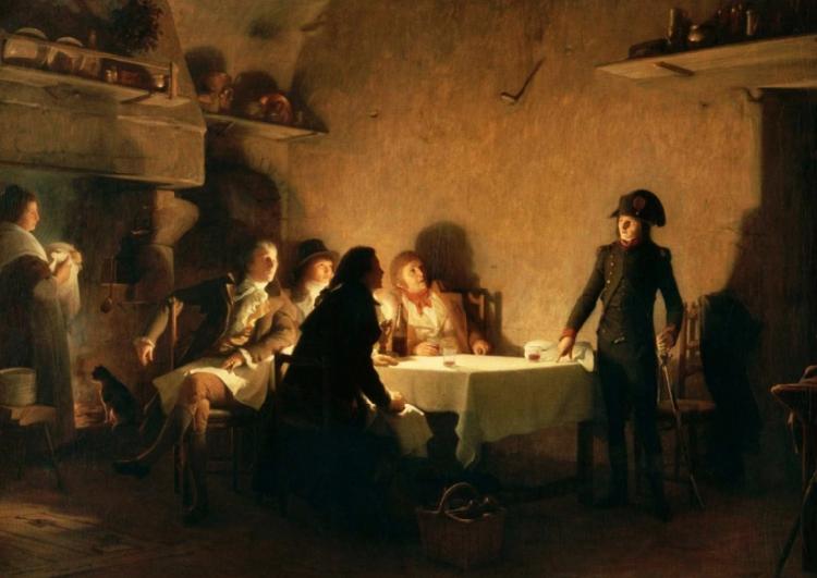 Jean Lecomte Du Nouy The supper of Beaucaire Sweden oil painting art